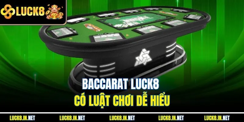 Baccarat Luck8 có luật chơi dễ hiểu
